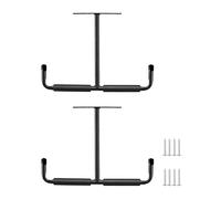 2 Ganci Per Garage Sopraelevati, Rack Per Bici, Skateboard, Tubi Da Giardino