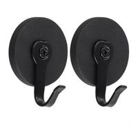 2 ganci per ghirlande in ferro per superfici lisce, senza chiodi, senza tracce, supporto a ventosa per decorazioni natalizie, uso interno/esterno, riutilizzabile e senza segni