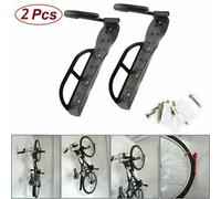 2 Ganci Portabici da Muro Supporto Staffa bicicletta Appendi MTB Corsa Acciaio