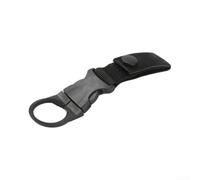 2 Gancio per bottiglia Nylon Cintura Arrampicata 2 Gancio per | Nylon , chiusura per sicura, per arrampicata e trekking, per facile installazione, set da 2 pezzi(Black)