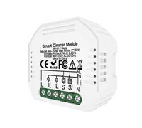 (2 Gang) Dimmer Switch Module Remote Control Voice Command Control-Light Mini Wi-Fi Smart Light Dimmer Module
