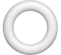 2 ghirlande a base piatta 30 cm IN POLISTIROLO DA DECORARE NATALE X PATCHWORK