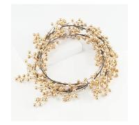 2 Ghirlande Vite Di Bacche Natalizie Di Alta Qualità, Rampicanti Artificiali Durevoli Per Decorazioni Di Feste, Matrimoni E Arredamento Festivo Della Casa(Gold,180cm)