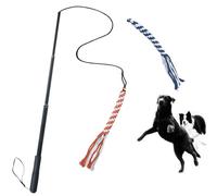 2 giocattoli per cani in corda di cotone naturale da masticare per evitare la noia e l'ansia dei cuccioli, giocattolo per addestramento e pulizia dei denti, set regalo di compleanno per cani