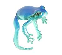 2 gioielli creativi a forma di rana, divertenti anelli aperti per donne, anello aperto regolabile, anello in resina verde, simpatici anelli a forma di animale, gioielli regalo per adulti e
