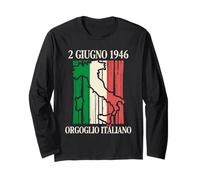2 Giugno 1946 Festa della Repubblica Mappa Tricolore Maglia a Manica