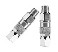 2 giunti rotanti in acciaio inox da 1/4 di pollice per spruzzatori airless, adattatori per tubi, giunti rotanti per verniciatura per spruzzatori