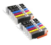 12 Cartucce d'inchiostro per Canon PIXMA MG7150 MG7500 MG7550