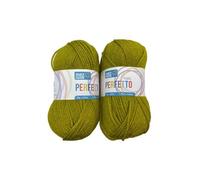 2 Gomitoli Lana Acrilica Morbida Perfetto Mez Cucirini Originals 50 Gr.