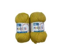 2 Gomitoli Lana Acrilica Morbida Perfetto Mez Cucirini Originals 50 Gr. - Caramello 8368
