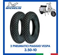 PIAGGIO APE 50 COPPIA RUOTE COMPLETE MICHELIN 3.50 10 S83