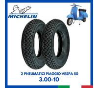 2 Gomma Pneumatico Copertone PIAGGIO VESPA 50 SPECIAL 3.00 10 MICHELIN S83 promo