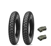 2 GOMME + CAMERE PNEUMATICI 3.50-8 4PR X VESPA VBB VNB VBA VNA VB1T GL 125 150