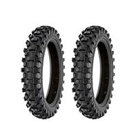 2 GOMME COPERTONI 3.00-10 COPPIA PNEUMATICI TASSELLATI 4 TELE PER MINIMOTO MINICROSS MINI CROSS