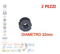 2 GOMMINI BOCCOLE 22mm BARRA STABILIZZATRICE FIAT PUNTO 176 LANCIA Y 1.2 4483
