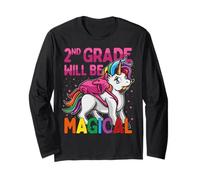 2 ° grado sarà magico unicorno carino ritorno a scuola Maglia a Manica