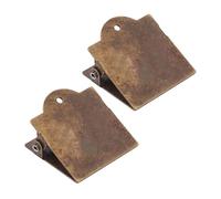2 graffette antiche per appunti, clip per pagine di libri, clip per documenti in metallo, per ricevute, diari, quaderni, planner, scrapbooking, graffette vintage per libri, banconote, documenti