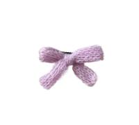 2 graziosi fermagli for capelli a becco d'anatra in peluche for ragazze - perfetti for la frangia laterale e l'acconciatura quotidiana(Purple)