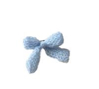 2 graziosi fermagli for capelli a becco d'anatra in peluche for ragazze - perfetti for la frangia laterale e l'acconciatura quotidiana(Blue)