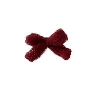 2 graziosi fermagli for capelli a becco d'anatra in peluche for ragazze - perfetti for la frangia laterale e l'acconciatura quotidiana(Red)