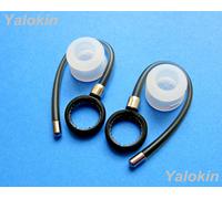 2 Grigio Ear-Hooks E 2 Eargel Ricambio Set per Motorola HX600 Boom
