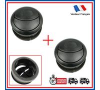 2 Griglia Ventilazione Diffusore Aria Nero Anteriore Previsto Per Bipper