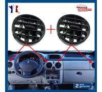 PARTSLINE 2 Griglie Presa D'aria Ventilazione Per Renault KANGOO 7701045856 Nero