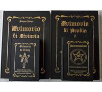 2 Grimorio Stregoneria + Grimorio di Lilith + Necronomicon Libri rari Esoterismo