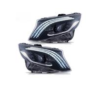 2 Gruppi ottici Anteriori per Auto compatibili con Mercedes Classe V 2016-2022 LHD LED per Auto, Parti di luci per Tuning Auto, fari Anteriori per Auto Plug And Play, Una Coppia
