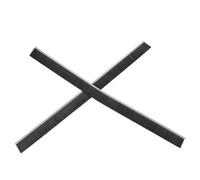 2 guarnizioni a spazzola per porte - 50 cm/19,69 pollici - Guarnizione