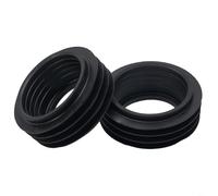 2 guarnizioni coniche in gomma per GEBERIT Interne, guarnizione conica in gomma, tubo di scarico a basso livello, per 119.668.00.1, curva nascosta da 40 mm