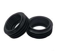 2 guarnizioni coniche in gomma progettate per tubi di scarico interni Geberit da 42 mm, compatibili con curva nascosta 119.668.00.1, guarnizione in gomma nera per riparazione idraulica di accessori