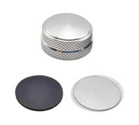 2 guarnizioni e pomello in metallo per CARDIFF Trolling Drum Fishing Reel Enhancement (nero)