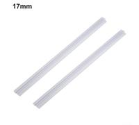 2 guarnizioni impermeabili per doccia, 50 cm, ricambio per porte in vetro, lunghezza facile da regolare (17 mm)