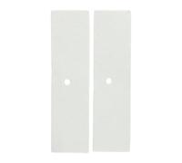 2 guarnizioni in fibra di pulizia per stufe Rio, Visio, Premio, LEDA, Umbra, 185 x 48 x 5 mm, in fibra di ceramica, colore: bianco