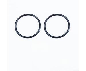 2 guarnizioni O-ring per forcella della bicicletta, diametro interno 32 mm, 34 mm, per ammortizzatore posteriore Fox, parti di ricambio in silicone di alta qualità, colore nero (32 mm)