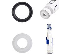 2 Guarnizioni per GEBERIT Cassette di Scarico, Set di Guarnizioni per Lavabo e Sifone, Ricambi per Cassette di Scarico Compatibili con Geberit Cassette di Scarico per n. 890.615, 818.109