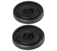 2 guarnizioni per valvola di riempimento per WC, compatibili con Fluidmaster 400a Rondella a membrana in gomma per cassetta cassetta valvola a sfera kit di riparazione colore nero facile fai da te