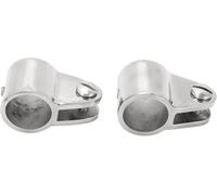 2 guide a ganascia superiore per Bimini, in acciaio inox, per barche Bimini, accessori hardware marini in acciaio inossidabile 316 con viti di bloccaggio, ganascia incernierata rimovibile Sl