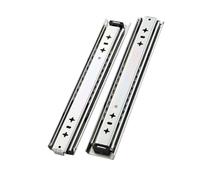 2 guide di scorrimento resistenti per cassetti con cuscinetti a sfera a estensione completa, resistenti per uso industriale e domestico (300 mm), funzionamento fluido e facile installazione