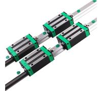 2 guide lineari HGR20/15 CNC + 4 pezzi HGH15/20CA (2Rail 4HGH15CA, 250 mm)
