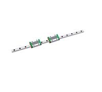 2 guide lineari in miniatura da 100-1000 mm + 4 blocchi scorrevoli for parti CNC(MGN9C,500mm)