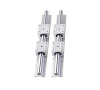 2 guide lineari R16 + 4 alloggiamenti for cuscinetti R16UU(500mm)