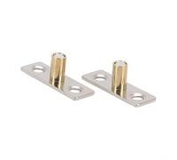 2 guide scorrevoli in legno per porte, armadietti, cassetti, scorrevoli, con cuscinetto rotante per un efficace posizionamento della porta (8 mm)