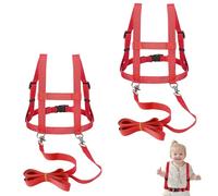 2 guinzagli per cavalli per giocare per bambini, rosso cavallo per bambini, imbracatura regolabile per cavalli, per ragazzi e ragazze, gioco di ruolo