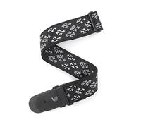 2" Guitar Strap, Cross Print - Black & White, by D'Addario