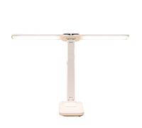 2 Heads Desk Lamp 3 Colors Stepless Dimmable Flexible Touch Study Desk Lamp for Bedroom Dorm Plug in
