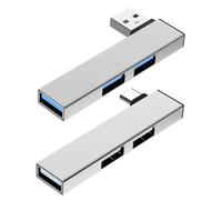 2 hub USB 3.0 - Estensione porta hub USB 3.0, 5 bps veloce portatile USB Extender | Dissipazione rapida del calore Hub USB 3.0 per laptop, lavoro, viaggi, scuola, ufficio, famiglia