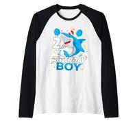 2 Idee Regalo di Compleanno per Bambini di Un Anno 2 ° Due Anni Maglia con Maniche Raglan