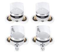 2 Imposta i rulli per la porta scorrevole della doccia dei corridori della